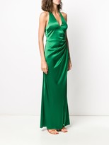 Thumbnail for your product : Alice + Olivia Gathered Satin Gown