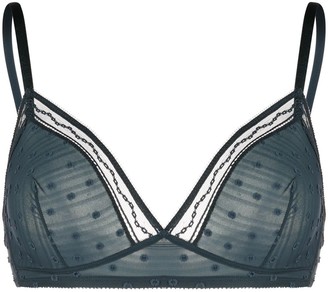 Eres Embroidered Wired Triangle Bra