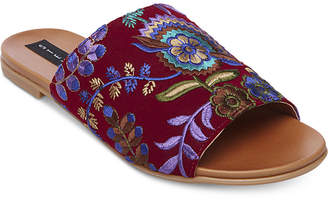 STEVEN by Steve Madden Women's Cushion Embroidered Sandals