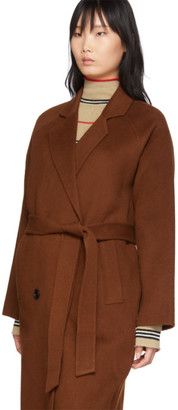 The Loom Brown Wool Double Coat
