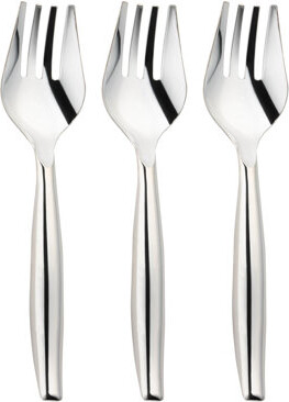 Smarty Had a Party Silver Disposable Plastic Serving Forks