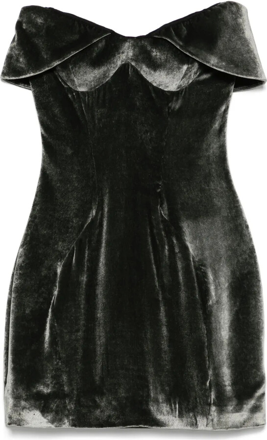 Thierry Mugler Velvet Mini Dress