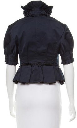 Nina Ricci Contrast Textured Jacket