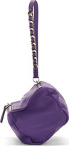 Thumbnail for your product : Givenchy Purple Sugar Leather Pandora Wristlet Clutch