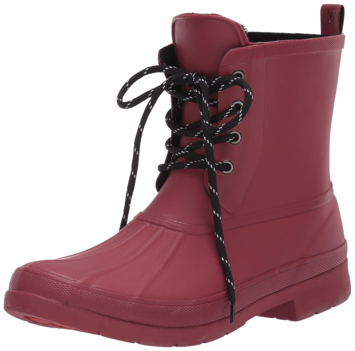 red duck boots