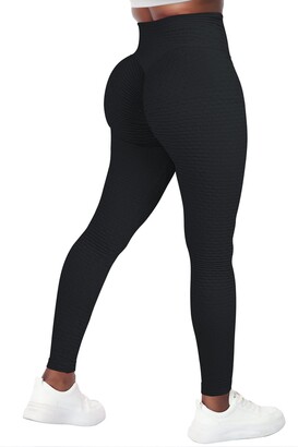 A AGROSTE Women's High Waist Yoga Pants Tummy Control Slimming Booty  Leggings Workout Butt Lift Tights - ShopStyle Trousers