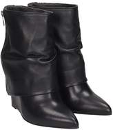 Thumbnail for your product : The Seller High Heels Ankle Boots In Black Leather