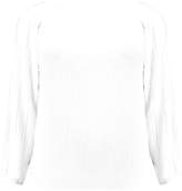 Thumbnail for your product : boohoo Plus Emma Woven Crinkle Off The Shoulder Top