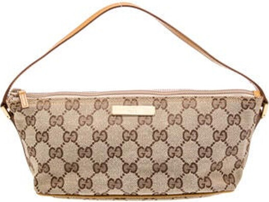 Gucci GG Canvas Boat Pochette - ShopStyle Satchels & Top Handle Bags