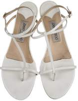 Thumbnail for your product : Jimmy Choo Patent Leather T-Strap Sandals