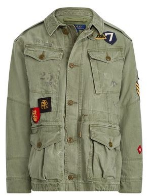 polo ralph lauren mens military jacket