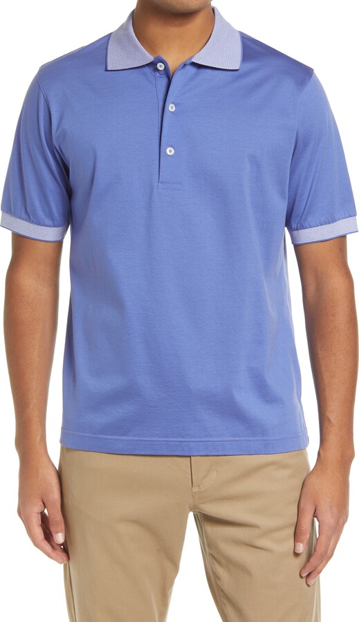 Scott Barber Men's Mercerized Cotton Polo Shirt ShopStyle
