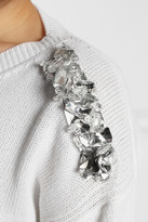 Thumbnail for your product : Jil Sander Embellished cashmere sweater