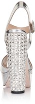 Thumbnail for your product : Little Mistress Footwear Silver Diamante Heel Shoes