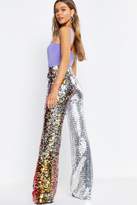 Thumbnail for your product : boohoo Ombre Sequin Wide Leg Trousers