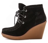 Thumbnail for your product : Rebecca Minkoff Casey Crepe Wedge Booties