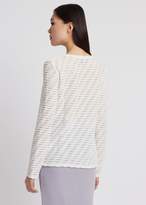 Thumbnail for your product : Emporio Armani Jacquard Jersey With Diagonal Pattern
