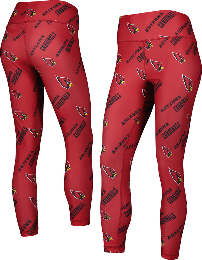Women's Concepts Sport Cardinal Arizona Cardinals Breakthrough Allover Print Lounge Leggings