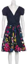 Thumbnail for your product : Naeem Khan Silk Knee-Length Dress w/ Tags