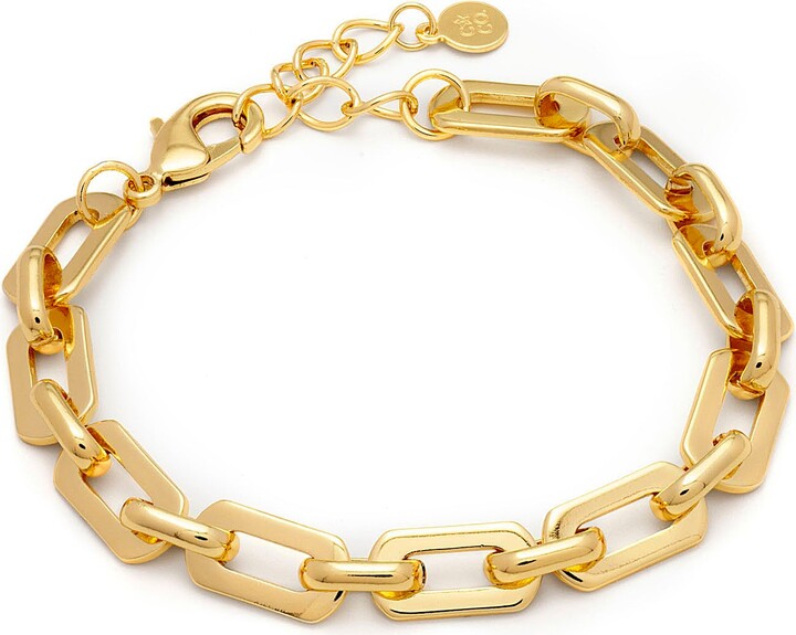 Crystals and Co Chunky Box Chain Bracelet Jw