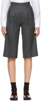 Thumbnail for your product : Maison Margiela Blue Wool Houndstooth Shorts