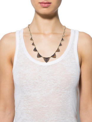 House Of Harlow Resin Pyramid Station Necklace