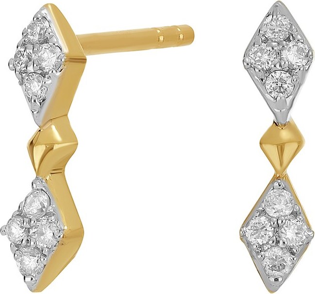 Carriere 14K 0.08 Ct. Tw. Diamond Earrings