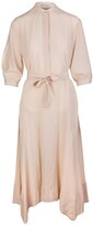 Thumbnail for your product : Stella McCartney Powder Pink Silk Olivia Dress