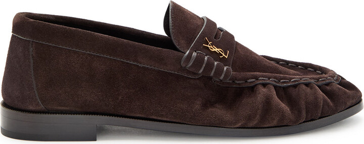 Saint Laurent Le Loafer 15 Suede Loafers