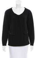 Thumbnail for your product : Dries Van Noten Long Sleeve Scoop Neck Sweater