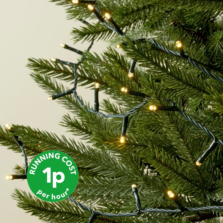 Dunelm 600 Chain LED Lights White ShopStyle Holiday Trees