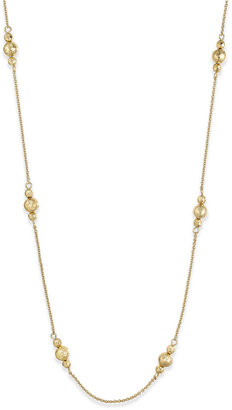 Lauren Ralph Lauren Gold-Tone Bead Illusion Long Strand Necklace