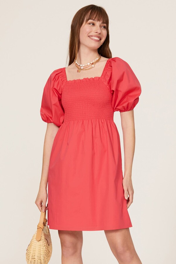 Mesquite Puff Sleeve Dress Pink