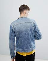 Thumbnail for your product : ONLY & SONS Denim Jacket With Wool Lining And Cord Collar