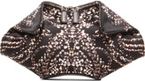 Thumbnail for your product : Alexander McQueen Jeweled Print De Manta Clutch in Black & White