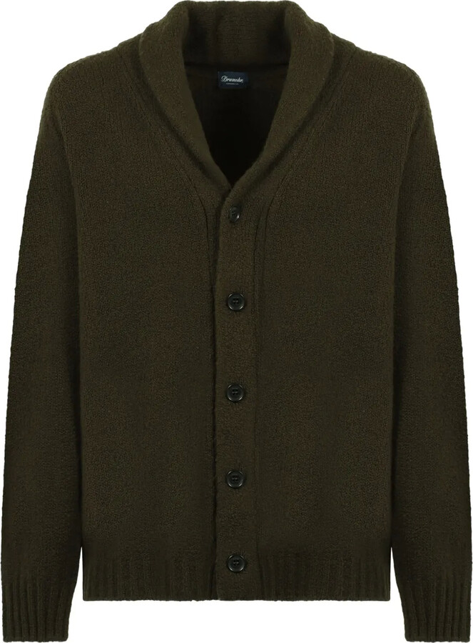Drumohr Shawl-Collar Wool Cardigan