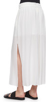 Thumbnail for your product : Helmut Lang Gaze Semisheer Crepe Maxi Skirt