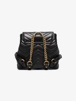 Thumbnail for your product : Gucci Ladies Black Chevron Leather GG Marmont Matelasse Backpack