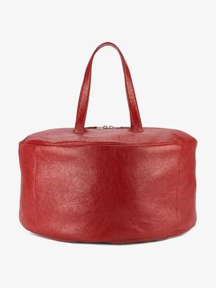 Balenciaga Red Air Hobo Large Leather Tote Bag
