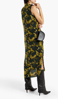 Thumbnail for your product : Equipment Parkin camouflage-print washed-silk shirt dress