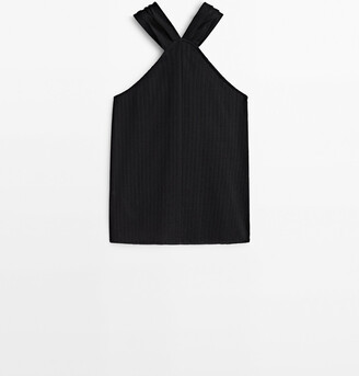 【MASSIMO DUTTI】 Knot Collar Detail Top /追跡付 Massimo Dutti Midi Dress with Knot Detail | Wardrobe Icons