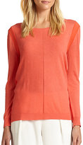 Thumbnail for your product : Halston Draped-Back Sweater