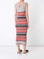 Thumbnail for your product : Loveless striped long knit dress