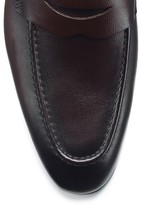 Thumbnail for your product : Santoni Leather Penny Loafers