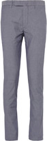 Thumbnail for your product : Incotex Slim-Fit Cotton-Blend Chambray Chinos