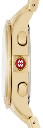 Michele Women's Belmore Chrono Diamond Diamond Dial Watch Case, 37Mm