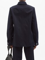 Thumbnail for your product : Jil Sander Flap-pocket Denim Jacket - Dark Blue