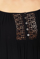 Thumbnail for your product : Forever 21 Cold Shoulder Peasant Dress