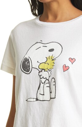 RE/DONE Classic Snoopy & Woodstock Graphic Tee