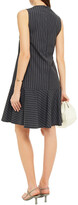 Thumbnail for your product : Brunello Cucinelli Bead-embellished Striped Cotton-blend Dress